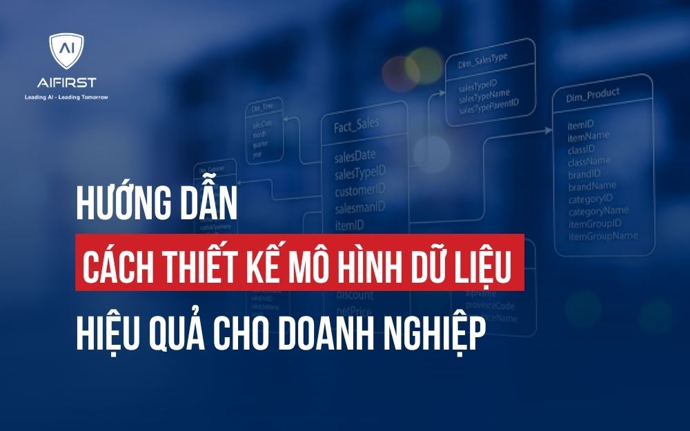 HƯỚNG DẪN CÁCH THIẾT KẾ MÔ HÌNH DỮ LIỆU HIỆU QUẢ CHO DOANH NGHIỆP